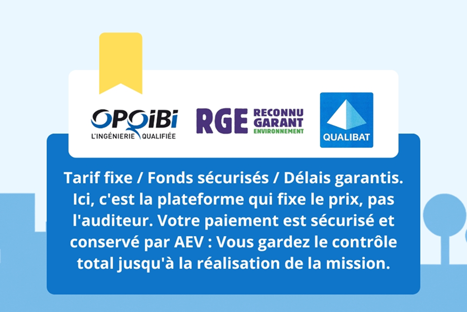 Audit énergétique obligatoire (E/F/G) : rapide et conforme